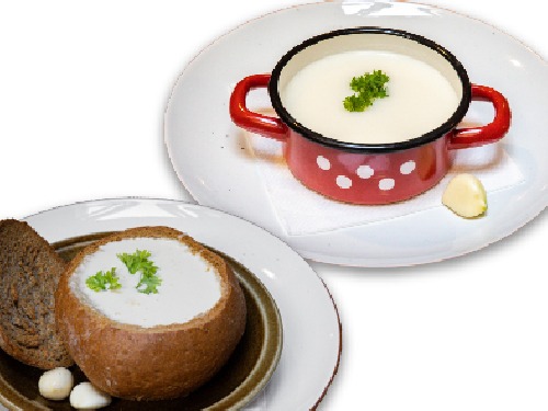 Cream of garlic soup