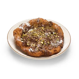 Langos with Nutella & Pistachio