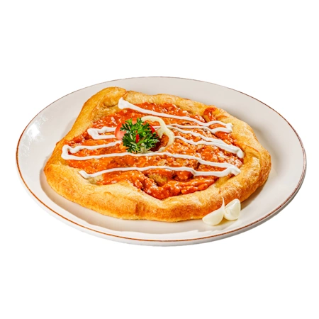 Hortobágyi húsos lángos Hortobágyi húsos lángos