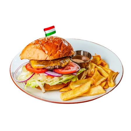 Retro hamburger Retro hamburger