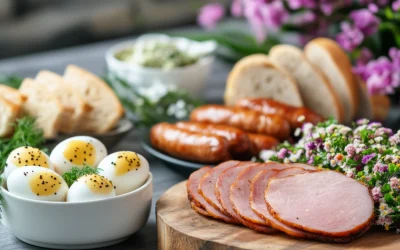 Easter lunch in downtown Budapest: Traditional Hungarian flavors