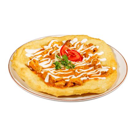 Csirkepaprikásos lángos - Nagy Fa-Tál Konyhája